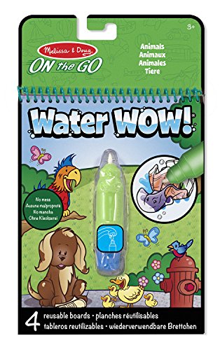Melissa & Doug- Water Wow Animals Blocco da Scoprire Standalone, Multicolore - Ilgrandebazar