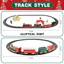 Carica l&#39;immagine nel visualizzatore di Gallery, DONGQI Trenino Natalizio,Treno elettrico di Natale,Trenino Natale con Luci e Suoni per Natale Decorazioni, Trenino Natalizio Regalo per Bambini natalizio