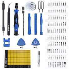 Carica l'immagine nel visualizzatore di Gallery, YINSAN 120 in 1 Set Cacciaviti Precisione Magnetici Professionali, Kit Blu