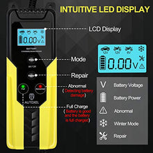 Carica l&#39;immagine nel visualizzatore di Gallery, AUTOXEL Caricabatterie per Auto, 6V/ 12V 6A Carica Batteria Intelligente con...