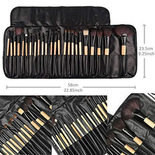 Carica l&#39;immagine nel visualizzatore di Gallery, Pennelli Make Up,Cadrim 24 pezzi Set di pennelli professionali per Madera