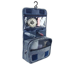 Carica l'immagine nel visualizzatore di Gallery, Emwel appeso Toiletry Organizer Travel trousse per donne e uomini - Blu Scuro