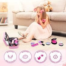 Carica l&#39;immagine nel visualizzatore di Gallery, Unicorno Trucchi Bambina Set - 27 pezzi Trousse Trucchi Bambina Anallergici,Lavabile Set Di Trucchi Per Bambini,Valigetta Trucco Bambina,Giochi Bambina Natale Compleanno Regalo 3 4 5 6 7 8 9 10 Anni