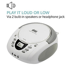 Carica l'immagine nel visualizzatore di Gallery, LONPOO Lettore CD Portatile, Radio Portatili Boombox MP3 Portatili...