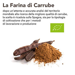 CiboCrudo Farina di Carrube Bio Cruda, Raw Organic - 500gr - 500 g