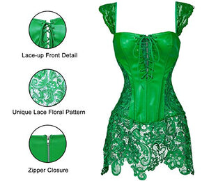 MISS MOLY Donna Pelle delle di M/IT42~44(Bust68.5~73.5 Waist89~94), Verde - Ilgrandebazar