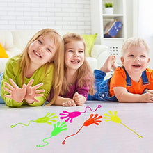 Carica l&#39;immagine nel visualizzatore di Gallery, DERAYEE 30 Pezzi Mani Appiccicose,Sticky Hands Giocattoli,Colorati Manina Appiccicosa,Gadget Compleanno Regalo Feste per Bambini
