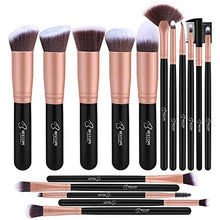 Carica l&#39;immagine nel visualizzatore di Gallery, Pennelli Make Up BESTOPE per il Trucco Set di 16 Rose