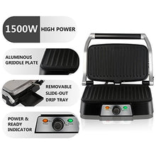 Carica l&#39;immagine nel visualizzatore di Gallery, Aigostar Hitte 30HFA - Panini Maker/Griglia, Pressa a Griglia, Antiaderente - Ilgrandebazar