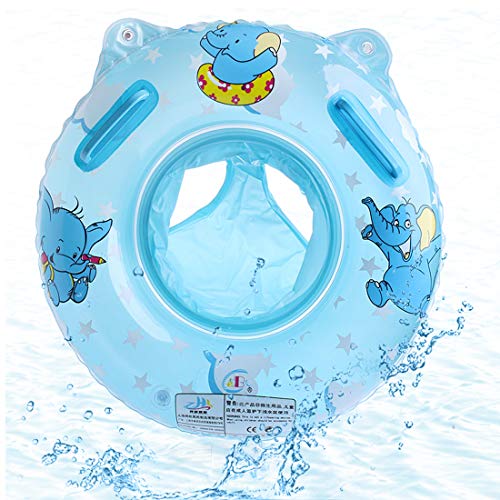 O-Kinee Anello di Nuoto per Bebè, Swimtrainer Bebè Galleggiante Piscina Blu