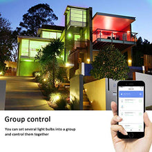 Carica l&#39;immagine nel visualizzatore di Gallery, Lampadine Intelligente Wifi E27 A60 LED RGBCW 7W Multicolore E27, 1 Pezzi