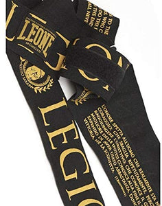 LEONE 1947 AB705, Bendaggi Legionarivs Unisex – Adulto, Nero/Oro, 3.5