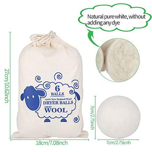 AMAYGA 6 XL Palline Asciugatrice,100% di Lana per...