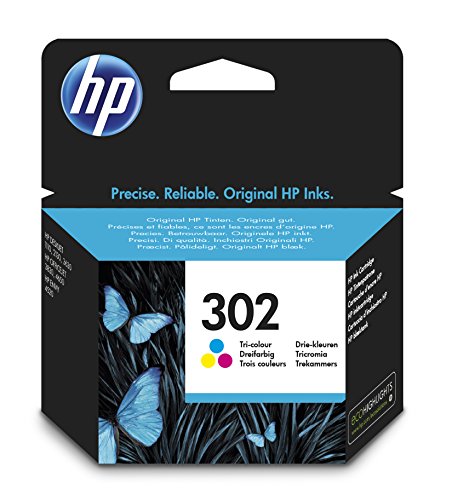 HP 302 F6U65AE Cartuccia Originale per Stampanti a Getto di Inchiostro,...