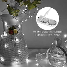 Carica l&#39;immagine nel visualizzatore di Gallery, LEDGLE 24 LEDs Luci Stringa 3.9ft Fili Rame Bianco freddo, 8 Pezzi 24led - Ilgrandebazar