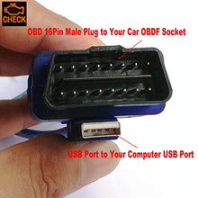 Carica l&#39;immagine nel visualizzatore di Gallery, OTKEFDI KKL 409.1 USB OBD Interface,KKL OBD2 Strumento diagnostico -... - Ilgrandebazar