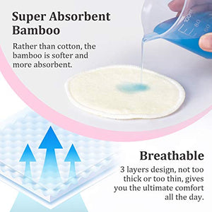Coppette Assorbilatte Lavabili in Bambù 12cm/10pcs, Momcozy Copri 12cm - Ilgrandebazar
