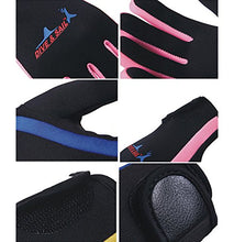 Carica l&#39;immagine nel visualizzatore di Gallery, Lovache, guanti in neoprene 1,5 mm per nuoto, surf, immersioni, vela, S, Pink