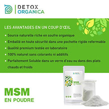 Carica l'immagine nel visualizzatore di Gallery, Detox Organica MSM Polvere 1 kg pura al 99,9% -100% naturale &amp; vegano,...