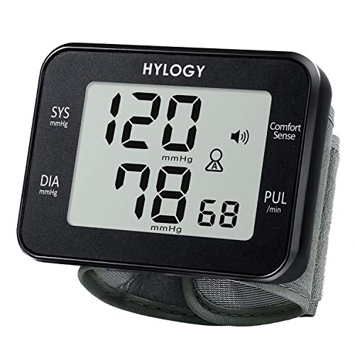 HYLOGY Misuratore di Pressione da Polso Digitale, Sfigmomanometro e...