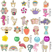Carica l&#39;immagine nel visualizzatore di Gallery, OAONNEA 30 Paia di Kids Orecchini Ipoallergenici per Bambina Multicolore - Ilgrandebazar