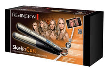 Carica l&#39;immagine nel visualizzatore di Gallery, Remington Sleek &amp; Curl Piastra per Capelli, Nero/Beige - Ilgrandebazar