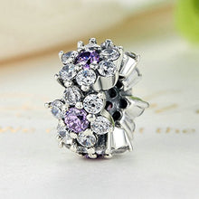 Carica l&#39;immagine nel visualizzatore di Gallery, Distanziatore Nontiscordardime Charms Argento 925 Fiore Viola - Ilgrandebazar