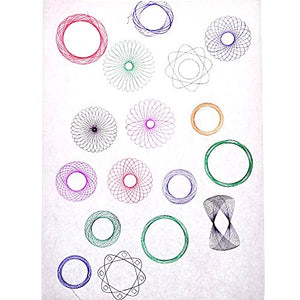 JZK 10 x Spirografo per Bambini Mandala + 10 Penne Colorate a multicolore - Ilgrandebazar