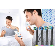 Carica l'immagine nel visualizzatore di Gallery, QLEBAO Testine Ricambio per Oral B Spazzolino Elettrico, 16 Pezzi Nero...