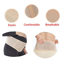 Carica l'immagine nel visualizzatore di Gallery, WANYI Fascia maternità Traspirante Regolabile Maternity Band Belt con Supporto Elastico e Confortevole per Donna Incinta-Fascia per Gravidanza con Sostegno Lombare, e per Addominali (Marrone)