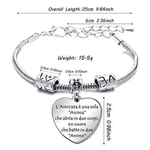 Carica l&#39;immagine nel visualizzatore di Gallery, lauhonmin Regali di Amicizia dei Migliori Braccialetti degli Amici -... - Ilgrandebazar