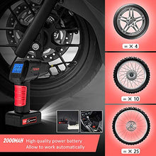 Carica l'immagine nel visualizzatore di Gallery, Compressore Aria Portatile Auto Pompa Elettrica 2000mAh Ricaricabile con...
