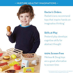Melissa and Doug Giochi di legno Set cibo in Multicolore