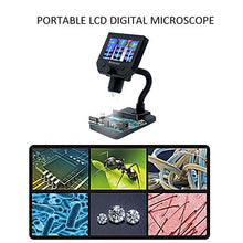 Carica l'immagine nel visualizzatore di Gallery, KKmoon Elettronico Microscopio Digitale LCD Portatile G600 con 8...