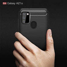 Carica l'immagine nel visualizzatore di Gallery, NUPO - Cover per Samsung Galaxy A21s 2020, in silicone TPU, antigraffio, Nero
