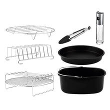Carica l'immagine nel visualizzatore di Gallery, Cecotec Kit Accessori per Friggitrice Oil Free da 5 a 6,5 L Cecofry Pack Accessori 8 accessori, rivestimento antiaderente, lavabile in lavastoviglie, senza BPA