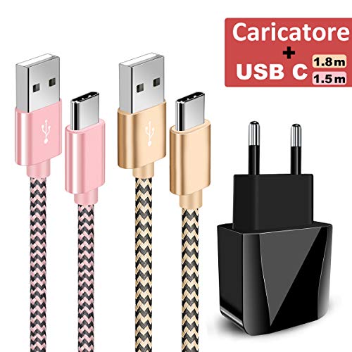 IceFrog Caricatore USB，Caricatore USB C da Muro a 2 Porte, 5V 2.1A,2 Pack... - Ilgrandebazar