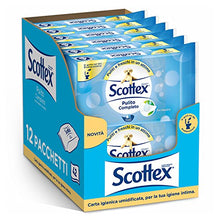 Carica l&#39;immagine nel visualizzatore di Gallery, Scottex Pulito Completo, Carta Igienica Umidificata, 12 Confezioni da 42... - Ilgrandebazar