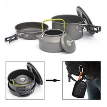Carica l'immagine nel visualizzatore di Gallery, AUTOPkio Set di stoviglie da Campeggio, Portatile Leggero Outdoor Cookset...