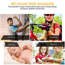 Carica l'immagine nel visualizzatore di Gallery, Braccialetto Antizanzare, Gritin [10 Pezzi] Braccialetti Repellenti per...