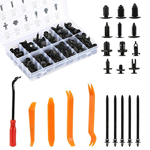 LIHAO 240 Rivetti in Plastica PE Auto Kit di Clip Fissaggio e Pinza... - Ilgrandebazar