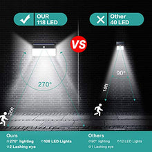 Carica l&#39;immagine nel visualizzatore di Gallery, Luce Solare LED Esterno, Trswyop [Risparmio Energetico Super-2 Pezzi] 118LED... - Ilgrandebazar