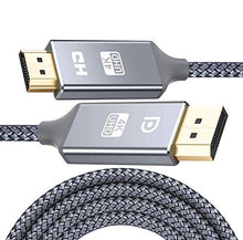 Carica l&#39;immagine nel visualizzatore di Gallery, Snowkids Cavo DisplayPort a HDMI 1.4-1,8m 4K Ultra HD Maschio Grigio-1.8M