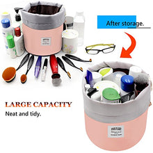 Carica l'immagine nel visualizzatore di Gallery, MMlove Beauty Case da Viaggio Portatile Multifunzionale Con Coulisse rosa