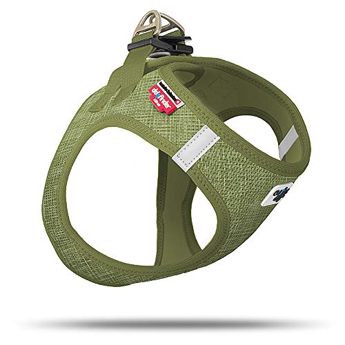 Curli Mylittledog SE19 - Stoviglie Vest Air-Mesh Linen Olive Special 3XS