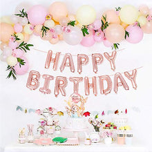Carica l'immagine nel visualizzatore di Gallery, MMTX Palloncini Compleanno Oro Rosa, Decorazioni per Feste, Happy...