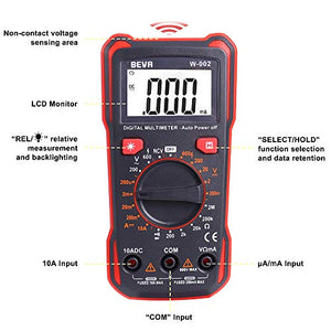 BEVA Mutimetro Digitale Professionale, Tester Professionale...