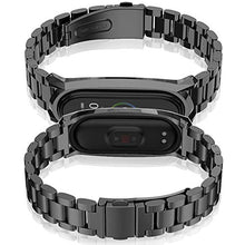 Carica l&#39;immagine nel visualizzatore di Gallery, AHANGA Cinturino per Mi Band 4 Xiaomi 3 Cinturini Perlina Nero - Ilgrandebazar