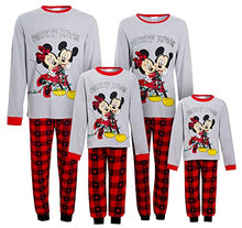 Carica l&#39;immagine nel visualizzatore di Gallery, Disney Pigiama natalizio coordinato con Topolino e Minnie, per adulti e bambini, da donna., M