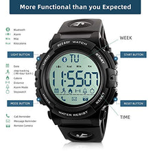 Carica l'immagine nel visualizzatore di Gallery, Beeasy Orologio Uomo Digitale Fitness 50M Impermeabili Nero - Ilgrandebazar